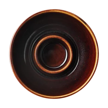 Świecznik Kirnu Ø11x5 cm - Brązowy - Arabia