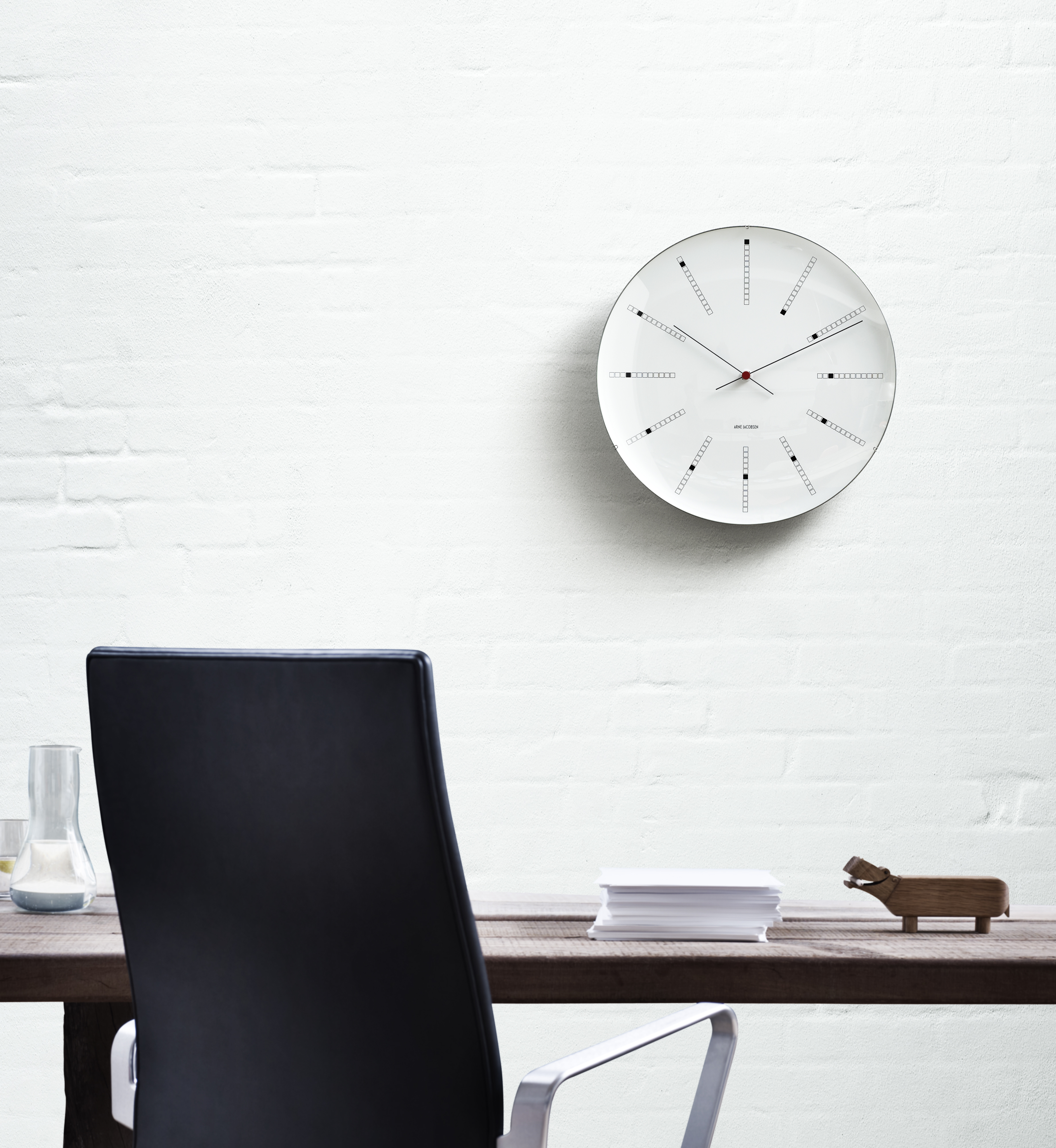 Zegar ścienny Bankers Arne Jacobsen | Arne Jacobsen Clocks
