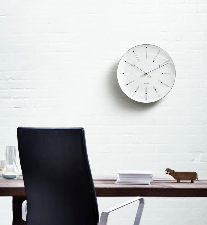 Zegar ścienny  Bankers  Arne Jacobsen - Ø 290 mm - Arne Jacobsen Clocks