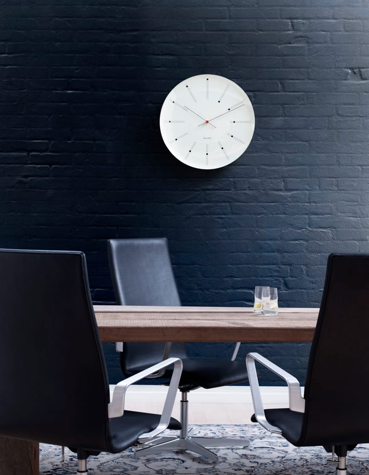 Zegar ścienny  Bankers  Arne Jacobsen - Ø 290 mm - Arne Jacobsen Clocks