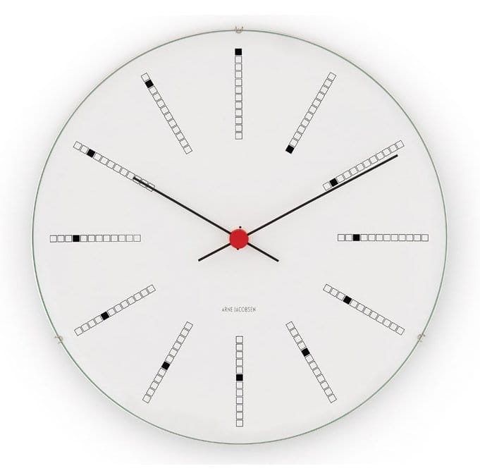 Zegar ścienny Bankers Arne Jacobsen - Ø 290 mm - Arne Jacobsen Clocks
