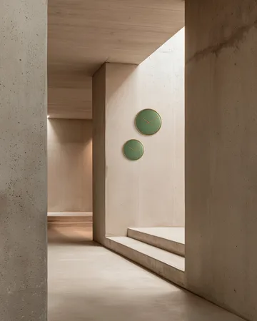 Zegar ścienny City Hall Arne Jacobsen - Zielony, Ø21 cm - Arne Jacobsen Clocks