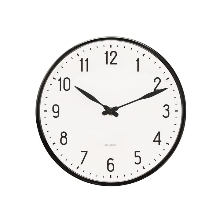 Zegar ścienny Station Arne Jacobsen  - 21 cm - Arne Jacobsen Clocks