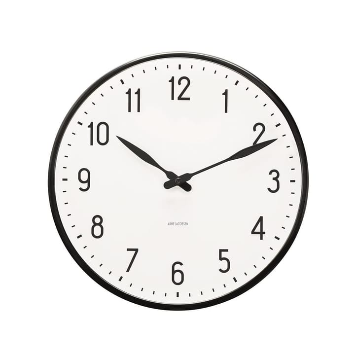 Zegar ścienny Station Arne Jacobsen  - Ø29 cm - Arne Jacobsen Clocks