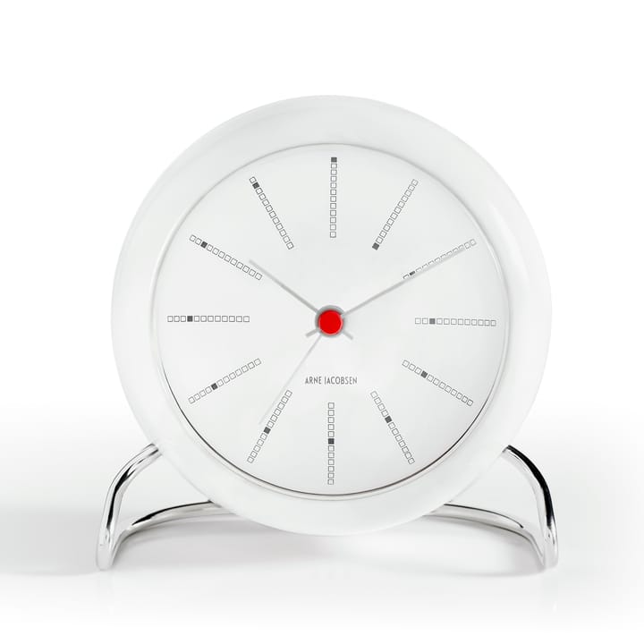 Zegar stołowy AJ Bankers - biały - Arne Jacobsen Clocks