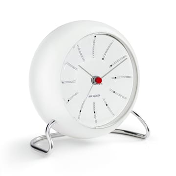 Zegar stołowy AJ Bankers - biały - Arne Jacobsen Clocks