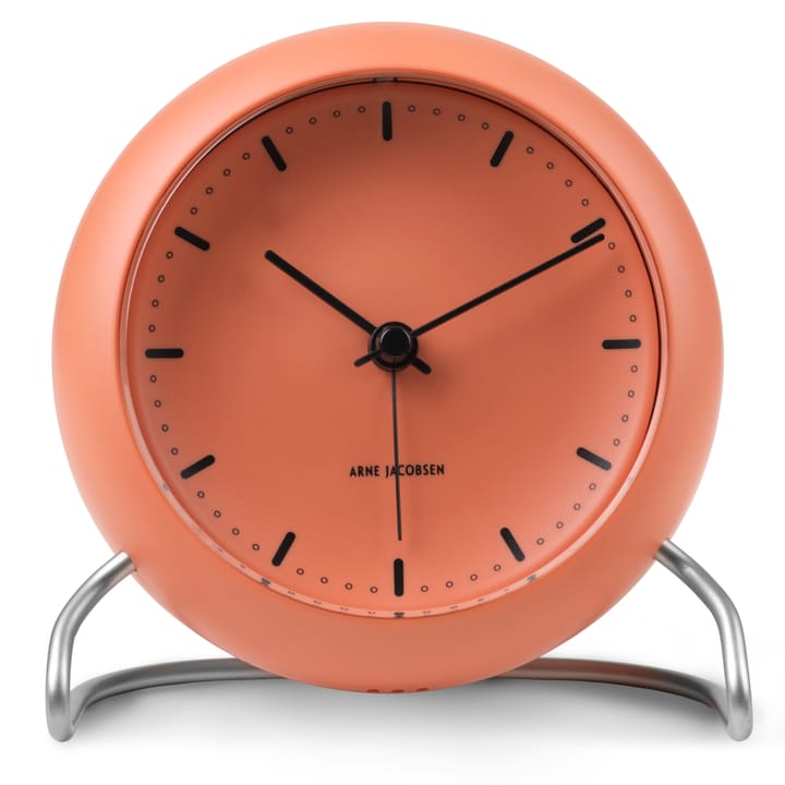 Zegar stołowy AJ City Hall - Pale orange - Arne Jacobsen Clocks
