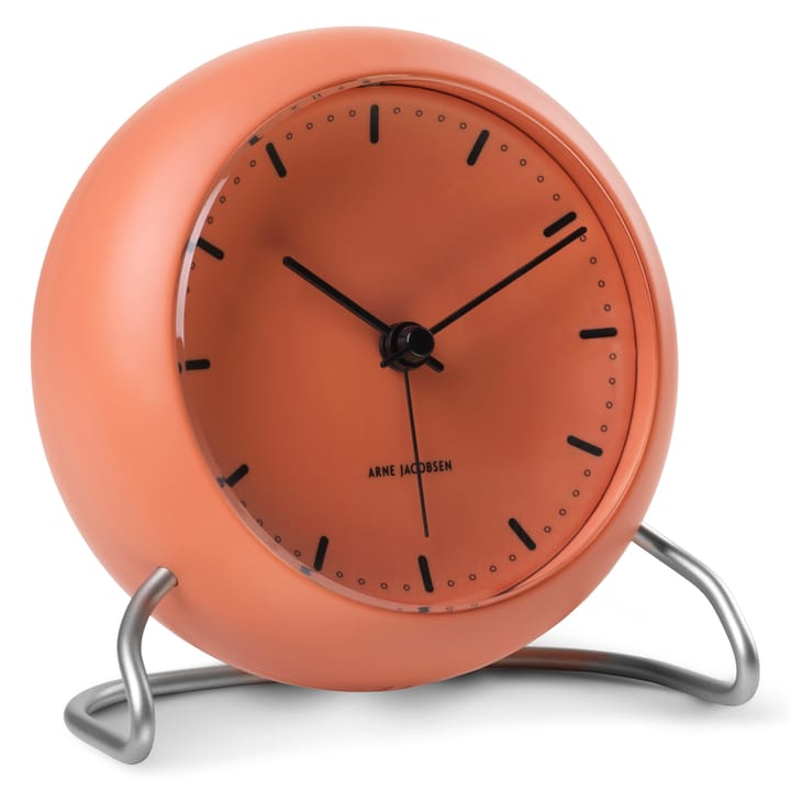 Zegar stołowy AJ City Hall, Pale orange Arne Jacobsen Clocks