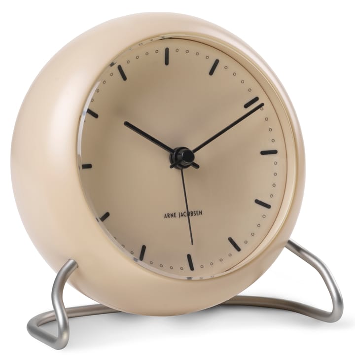 Zegar stołowy AJ City Hall, Sandy beige Arne Jacobsen Clocks