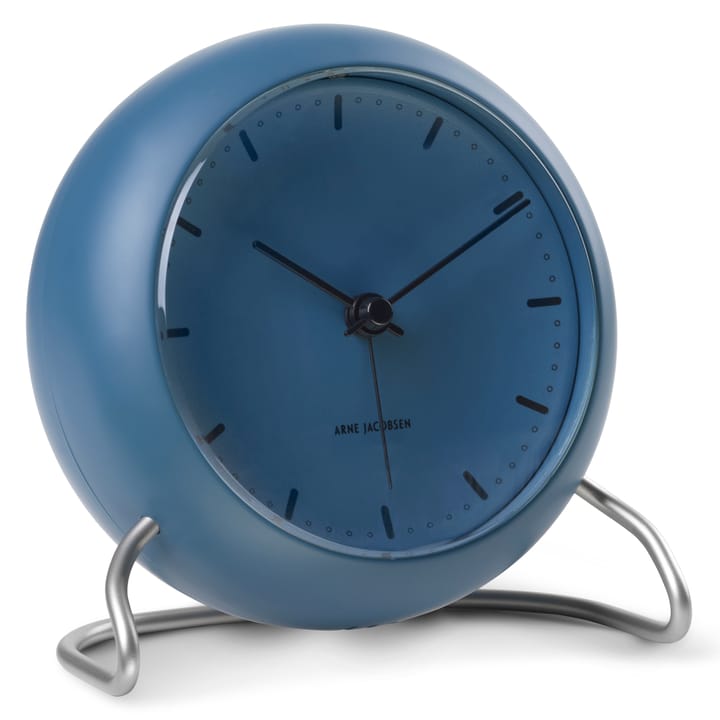 Zegar stołowy AJ City Hall, Stone blue
 Arne Jacobsen Clocks
