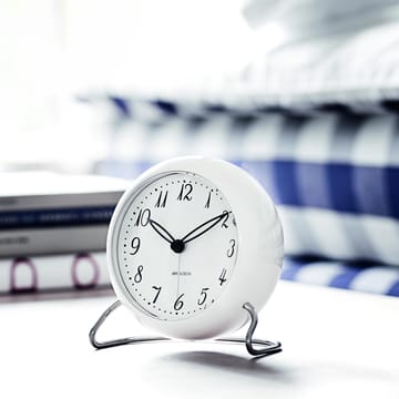 Zegar stołowy AJ LK - biały - Arne Jacobsen Clocks