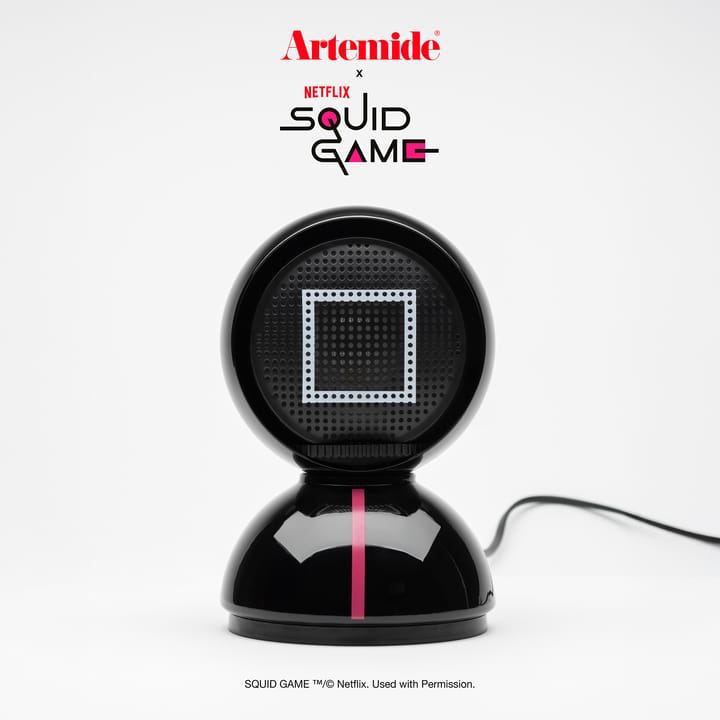 Eclisse x Squid Game Lampa stołowa Special Edition, Guard black Artemide