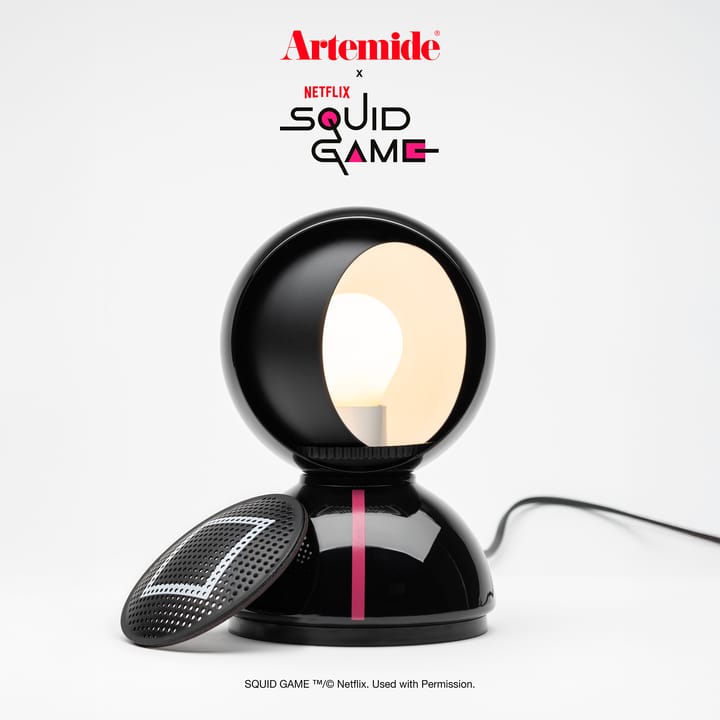 Eclisse x Squid Game Lampa stołowa Special Edition, Guard black Artemide