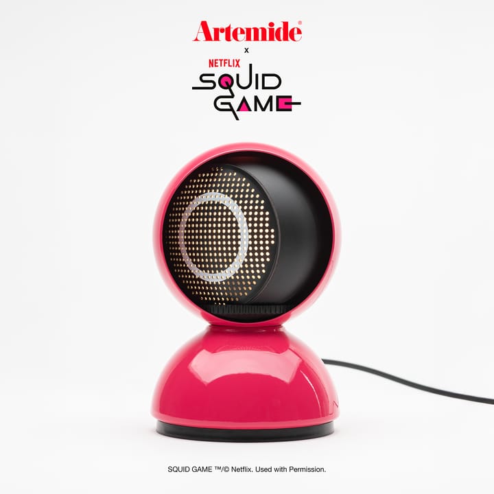 Eclisse x Squid Game Lampa stołowa Special Edition, Guard pink Artemide