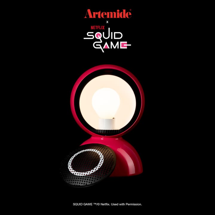 Eclisse x Squid Game Lampa stołowa Special Edition, Guard pink Artemide