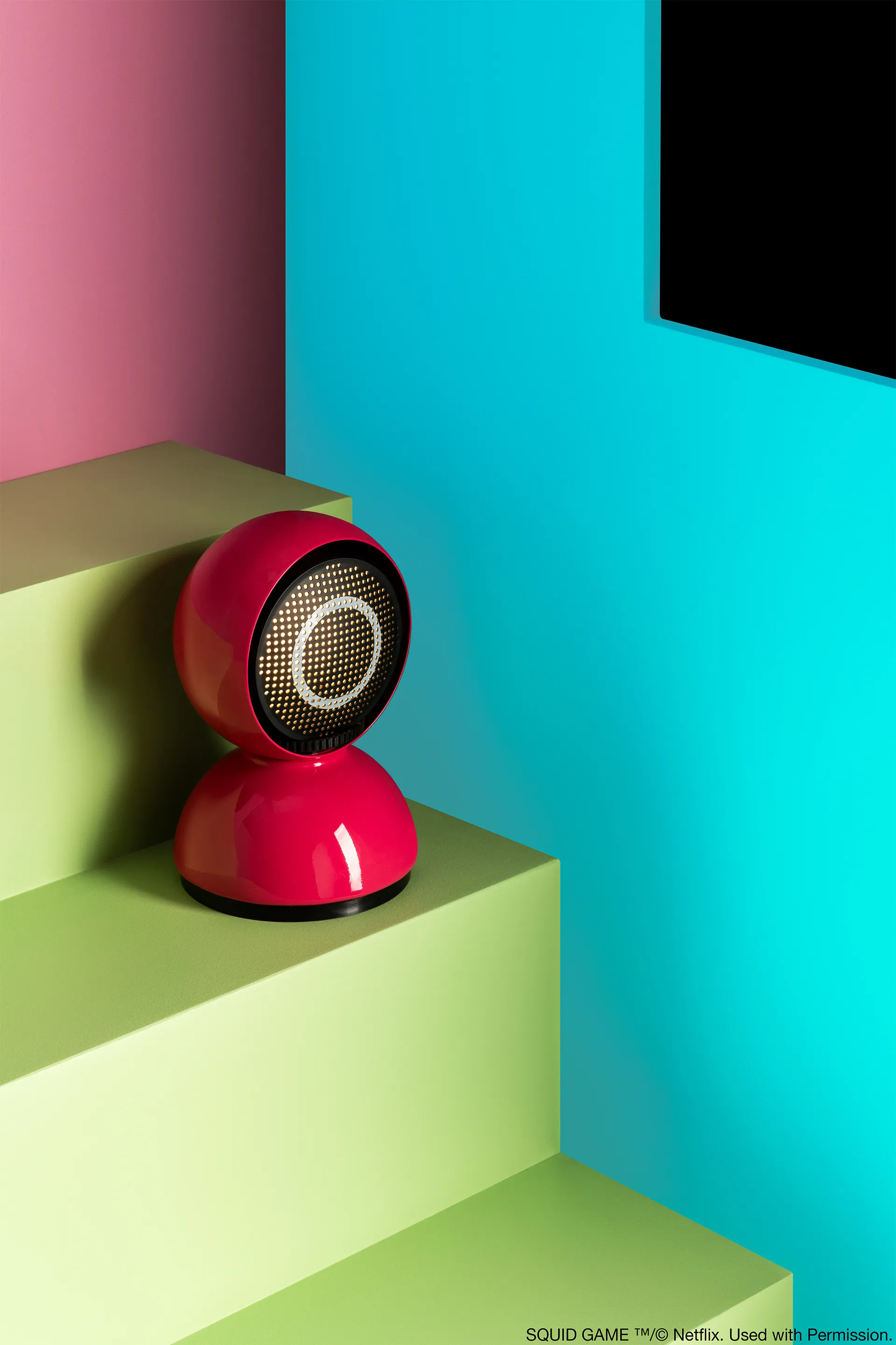 Eclisse x Squid Game Lampa stołowa Special Edition, Guard pink Artemide