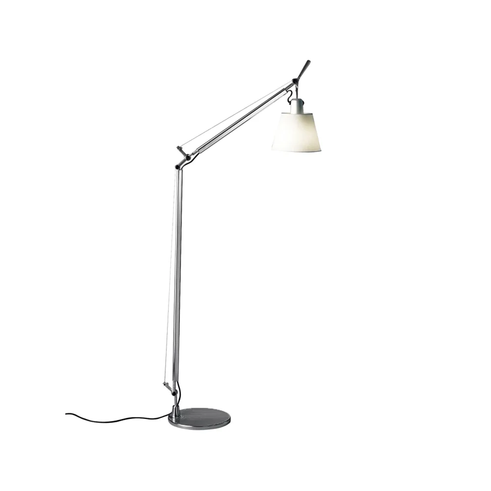 Lampa podłogowa Tolomeo Basculante do czytania, jedwab Artemide