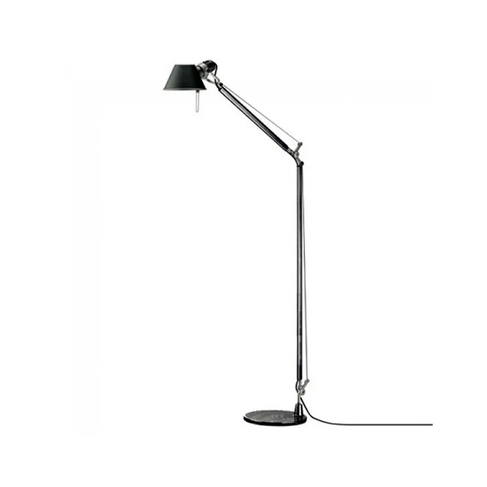 Lampa podłogowa Tolomeo Reading E27, czarny Artemide