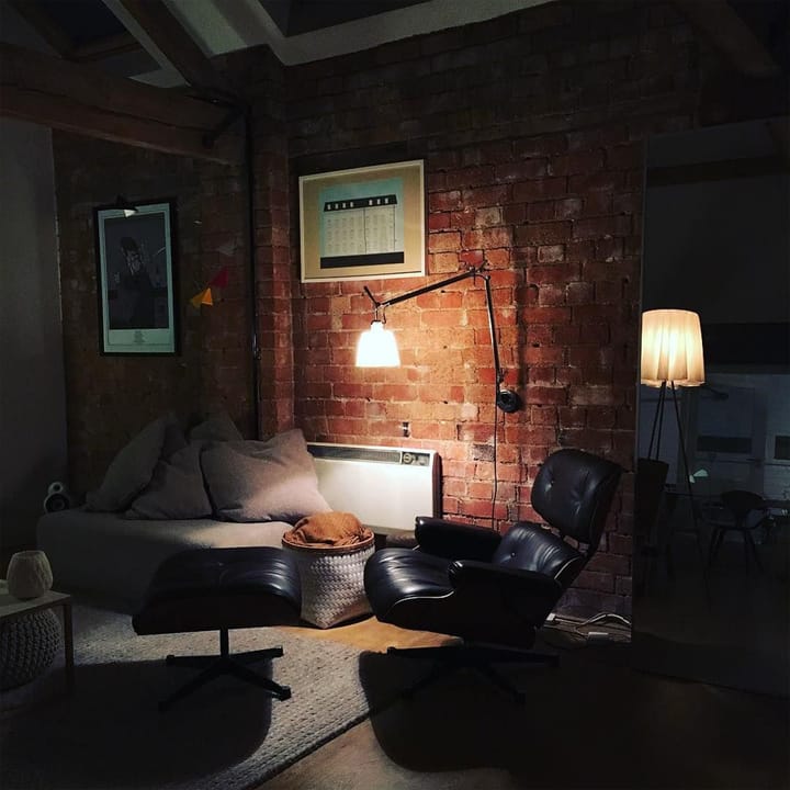 Lampa ścienna Tolomeo Basculante, jedwab Artemide