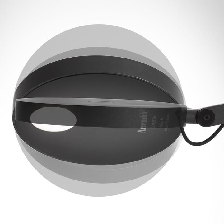Lampa stołowa Demetra, lśniący czarny Artemide