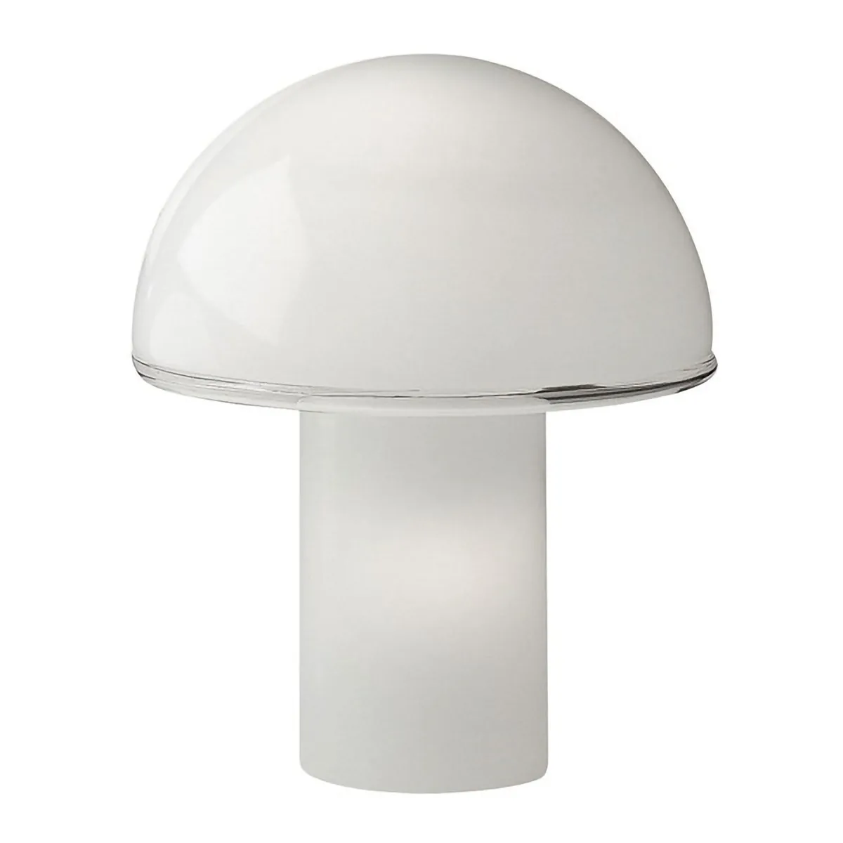 Lampa stołowa Onfale Medio Ø28 cm, Opalowa biel Artemide