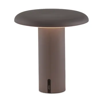 Lampa stołowa przenośna Takku 19 cm - Anodowane szare - Artemide