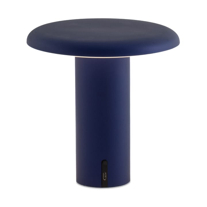 Lampa stołowa przenośna Takku 19 cm - Anodowany niebieski - Artemide