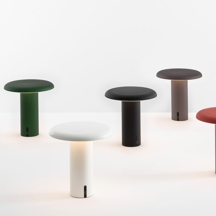 Lampa stołowa przenośna Takku 19 cm, Anodowany niebieski Artemide