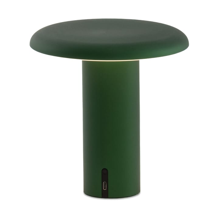 Lampa stołowa przenośna Takku 19 cm - Anodowany zielony - Artemide