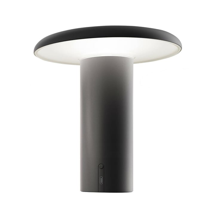 Lampa stołowa przenośna Takku 19 cm - Lakierowany czarny - Artemide