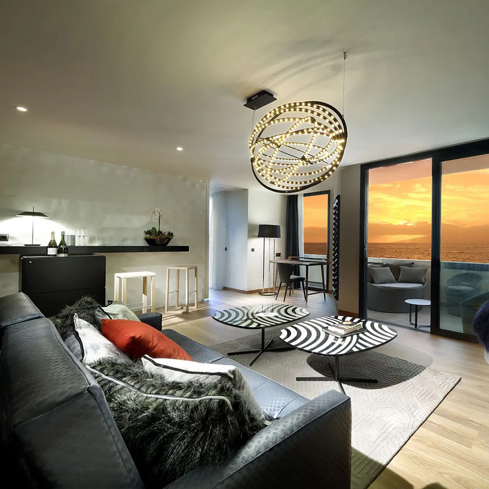 Lampa wisząca Copernico, aluminium Artemide