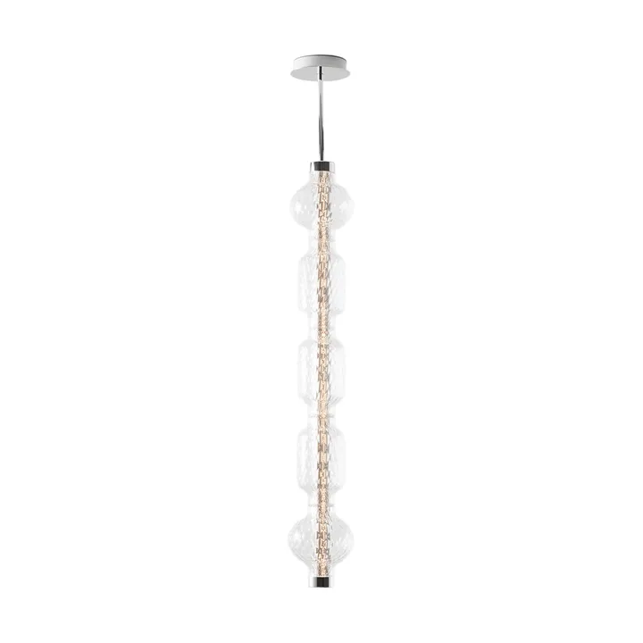 Lampa wisząca pionowa Alambicco - 5 szklanych kloszy - Artemide