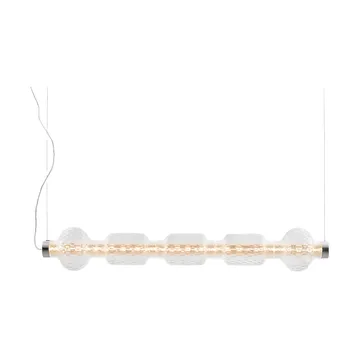 Lampa wisząca pozioma Alambicco - 5 szklanych kloszy - Artemide