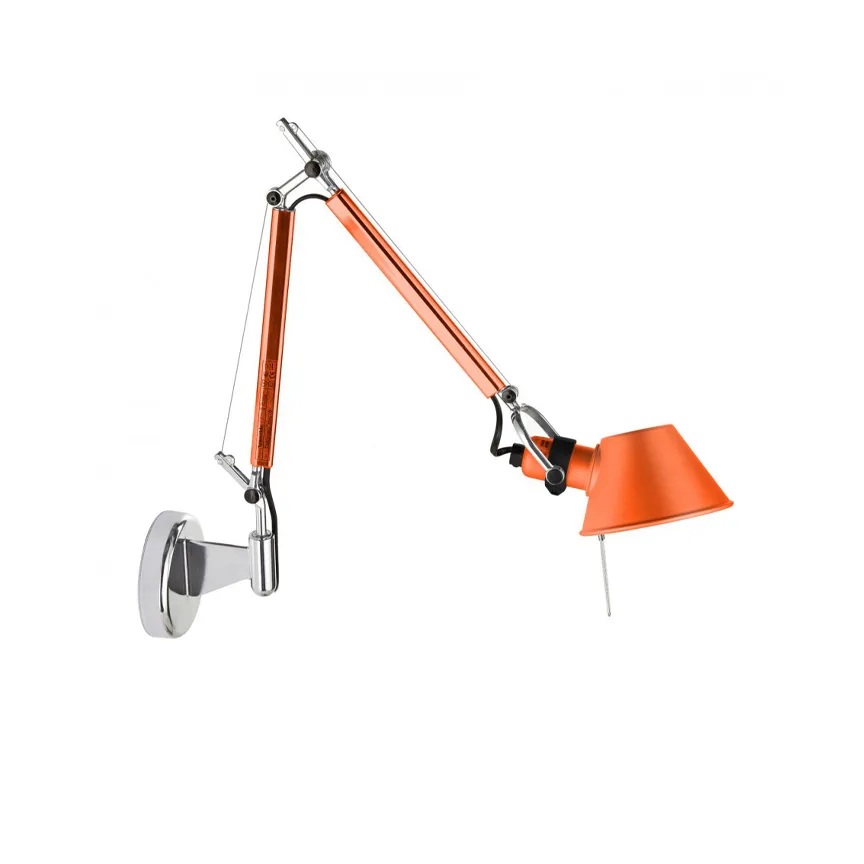 Tolomeo Micro lampa ścienna- Anodized orange,  Artemide