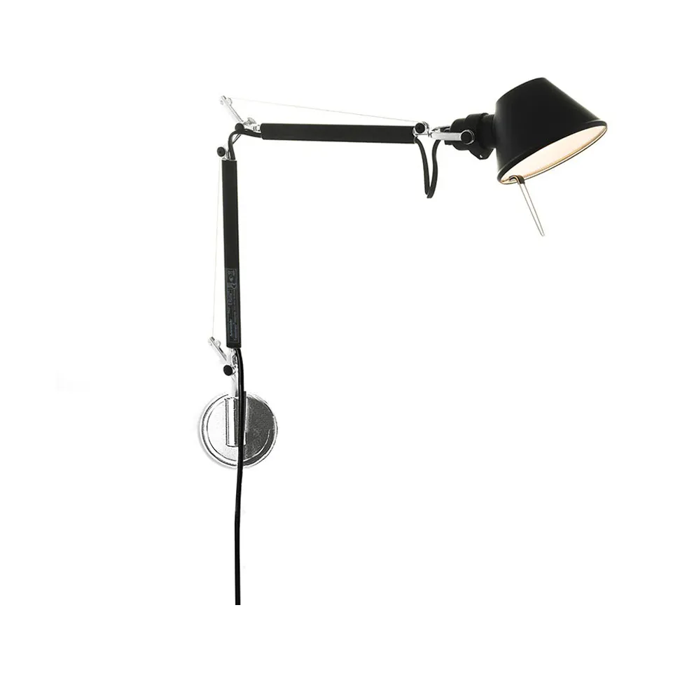 Tolomeo Micro lampa ścienna- Black,  Artemide
