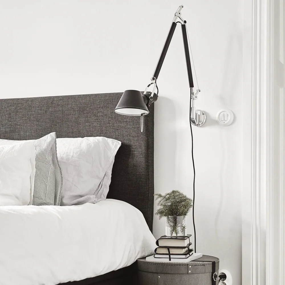 Tolomeo Micro lampa ścienna- Black,  Artemide