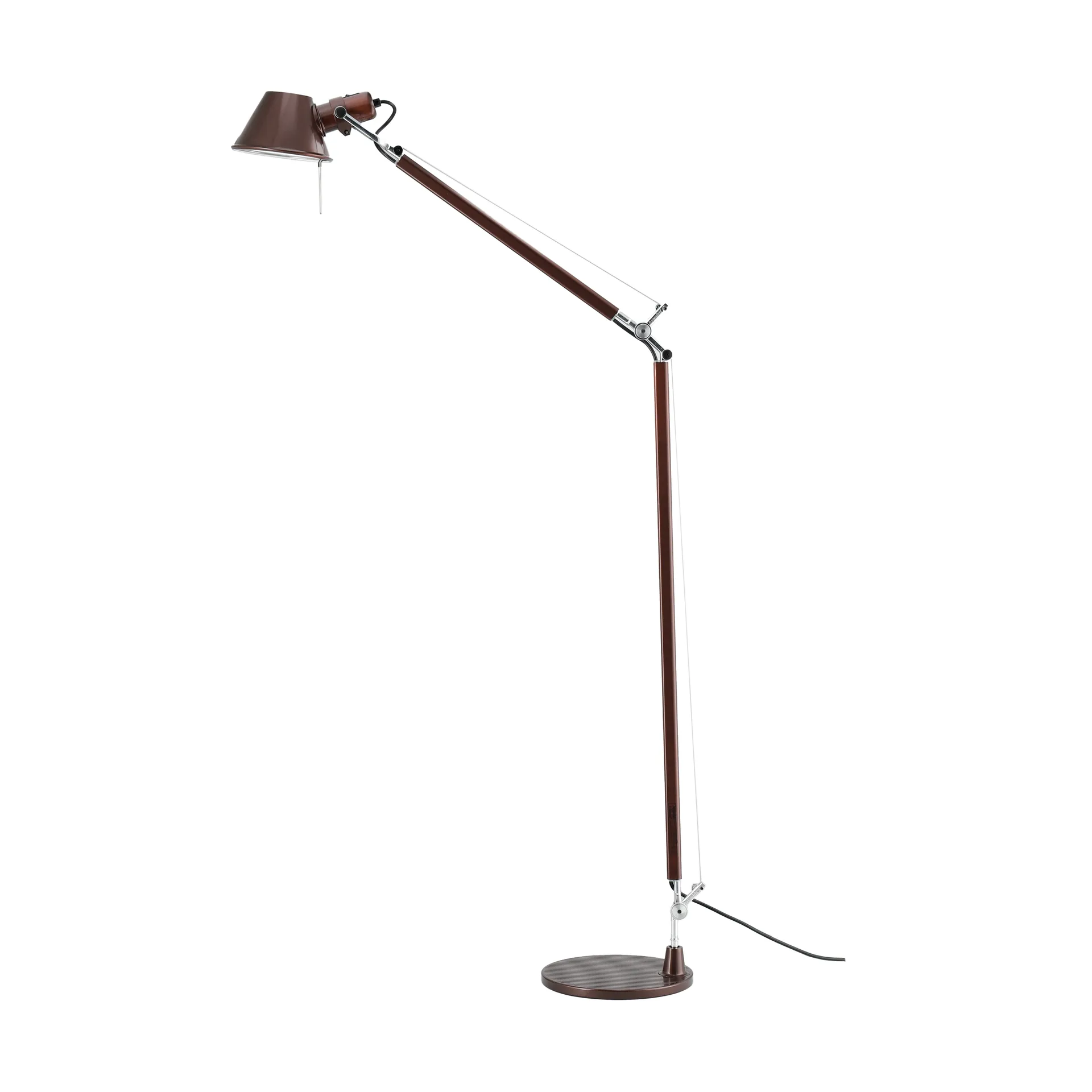 Tolomeo Reading lampa podłogowa E27 special edition - Brown metallic,  Artemide
