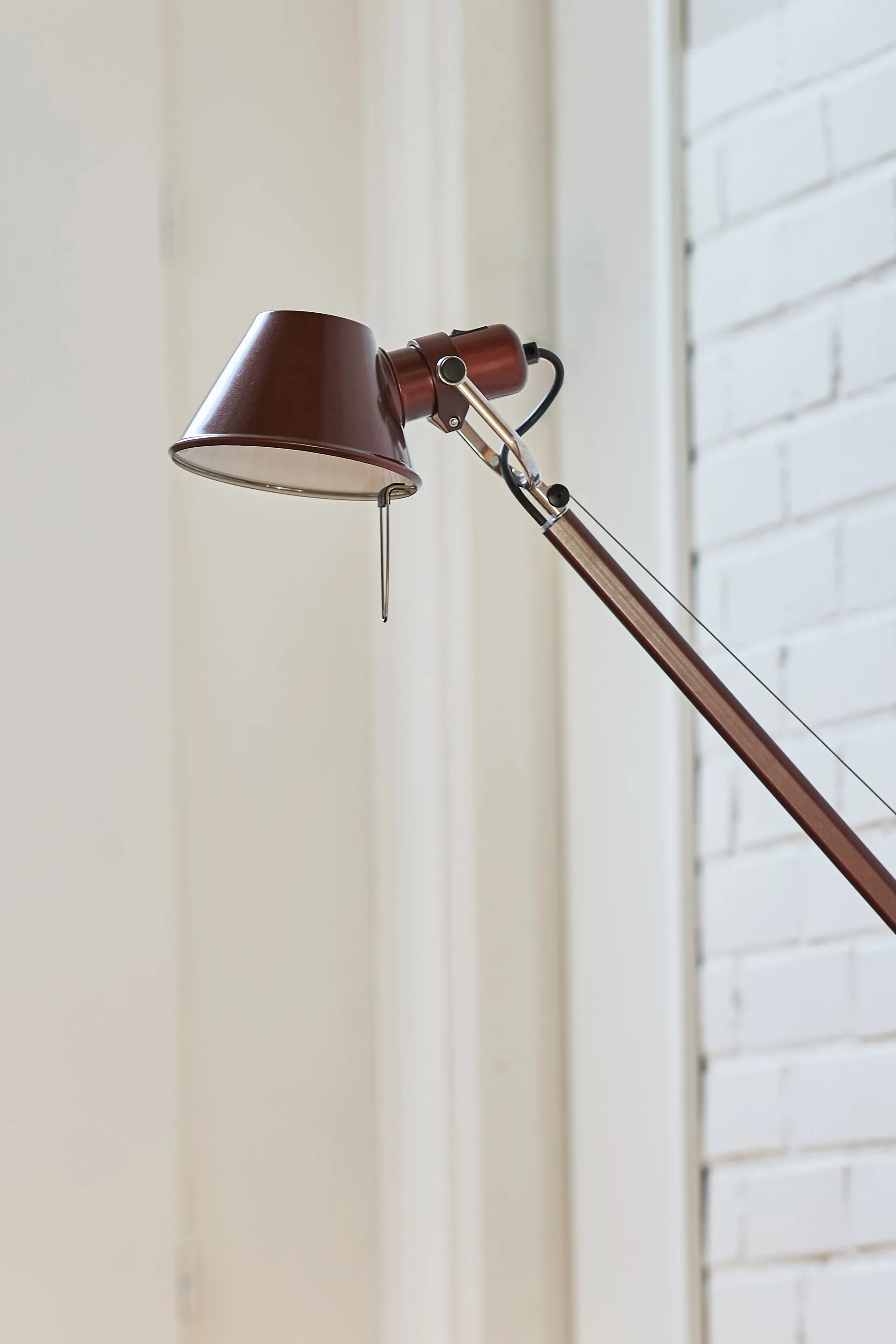Tolomeo Reading lampa podłogowa E27 special edition - Brown metallic,  Artemide