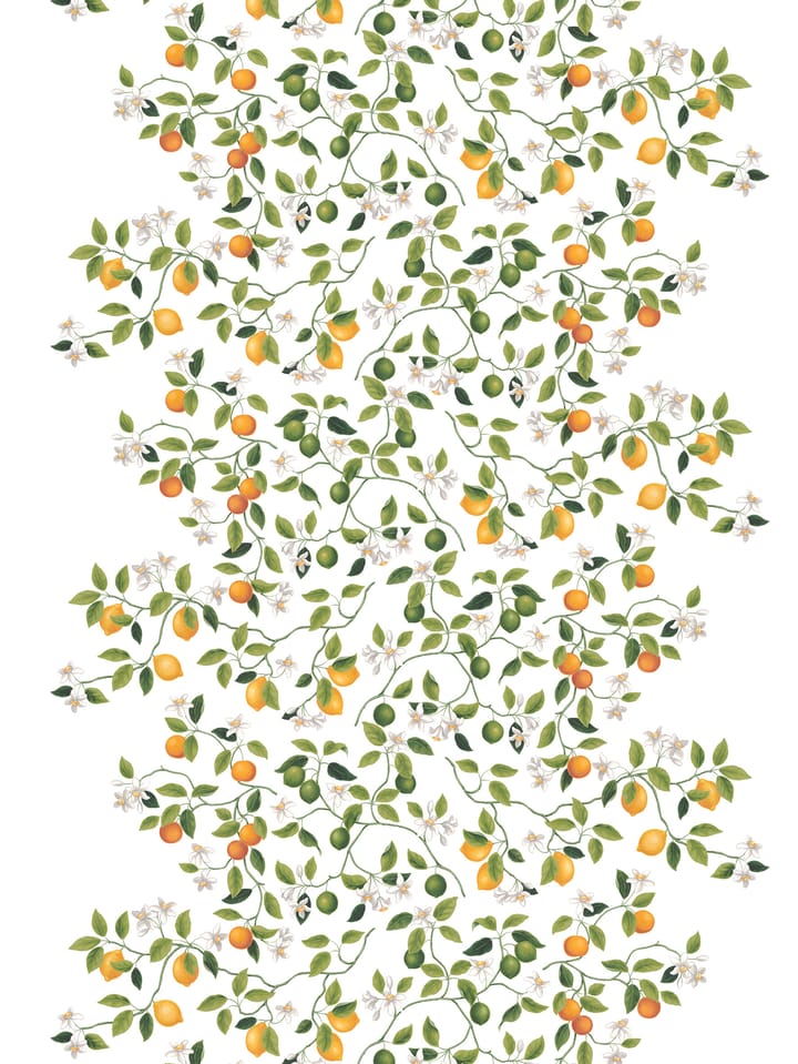Cerata z motywem drzewa cytrusowego - Zielono-zielony - Arvidssons Textil