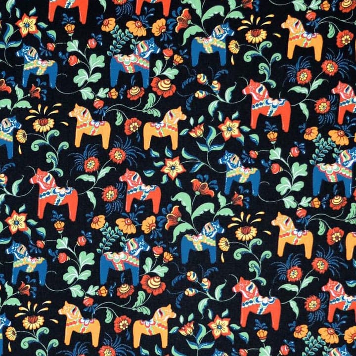 Leksand mini tkanina, czarny Arvidssons Textil