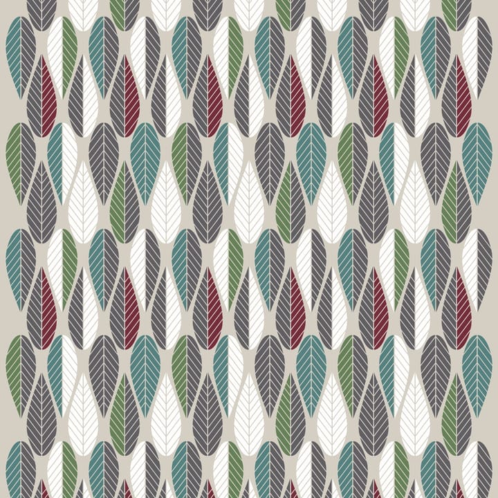 Materiał Blader, burgundowo-zielono-szary Arvidssons Textil