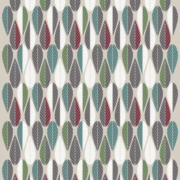 Materiał Blader - burgundowo-zielono-szary - Arvidssons Textil