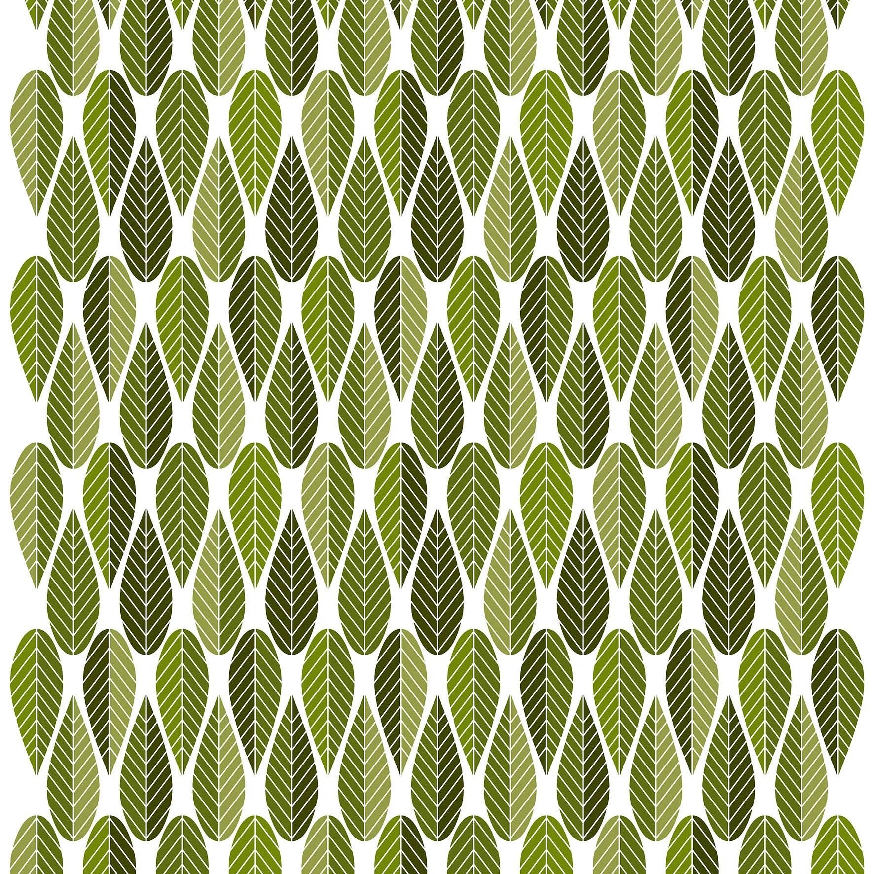 Materiał Blader, Zielona Arvidssons Textil