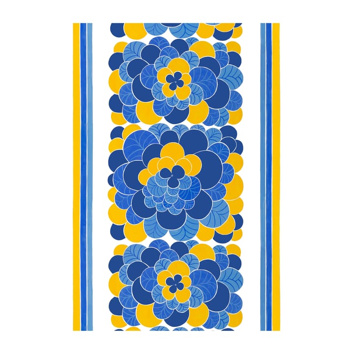 Obrus Cirrus - Niebieski-żółty - Arvidssons Textil