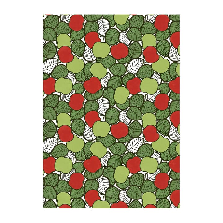 Obrus Päppel - Zielony-czerwony - Arvidssons Textil