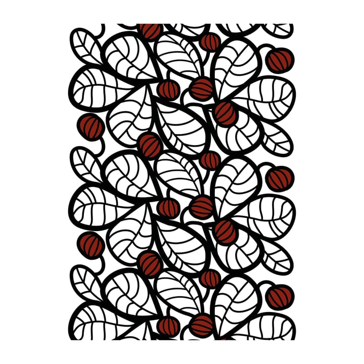 Obrus Snöbär - Czerwony - Arvidssons Textil