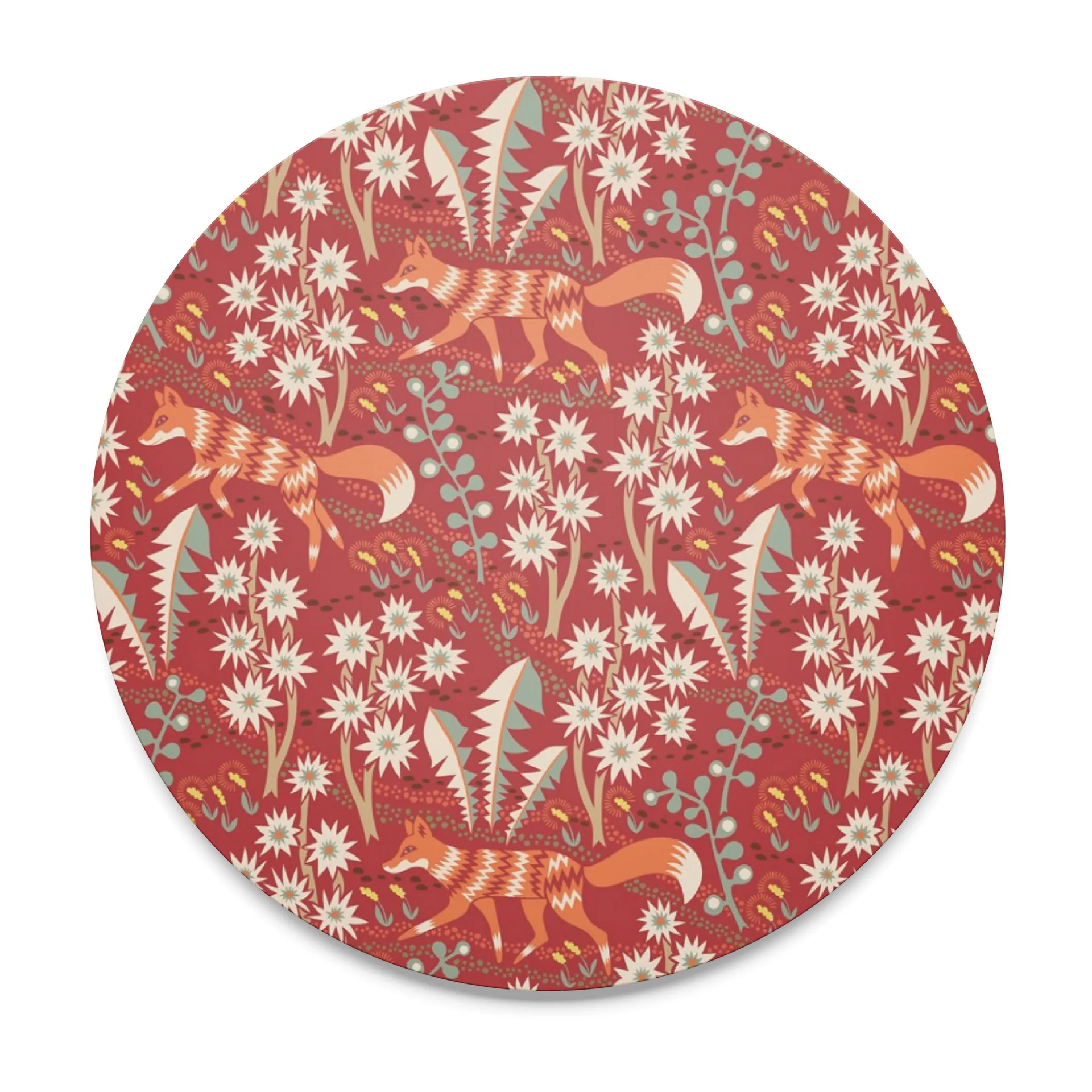 Podkładka pod gorące naczynia Stjärnspeja Ø21 cm, Czerwony Arvidssons Textil