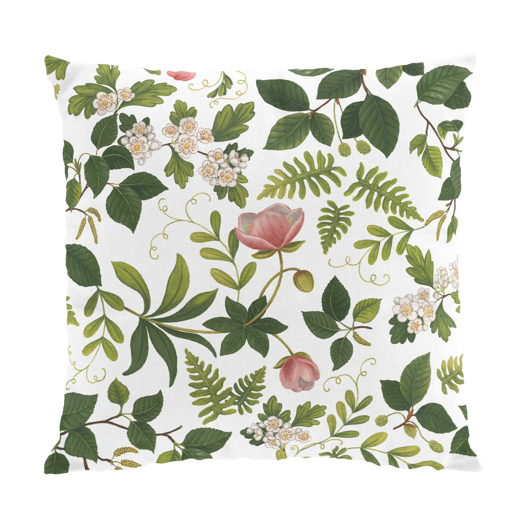 Poszewka na poduszkę Blomsterlund 47x47 cm, Zielony Arvidssons Textil
