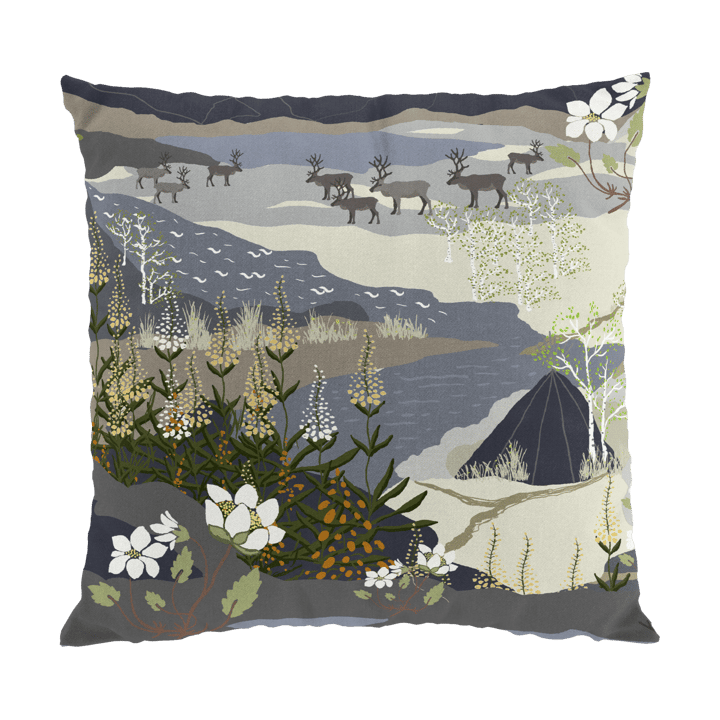 Poszewka na poduszkę Fjällvandring 47x47 cm - Niebieski - Arvidssons Textil