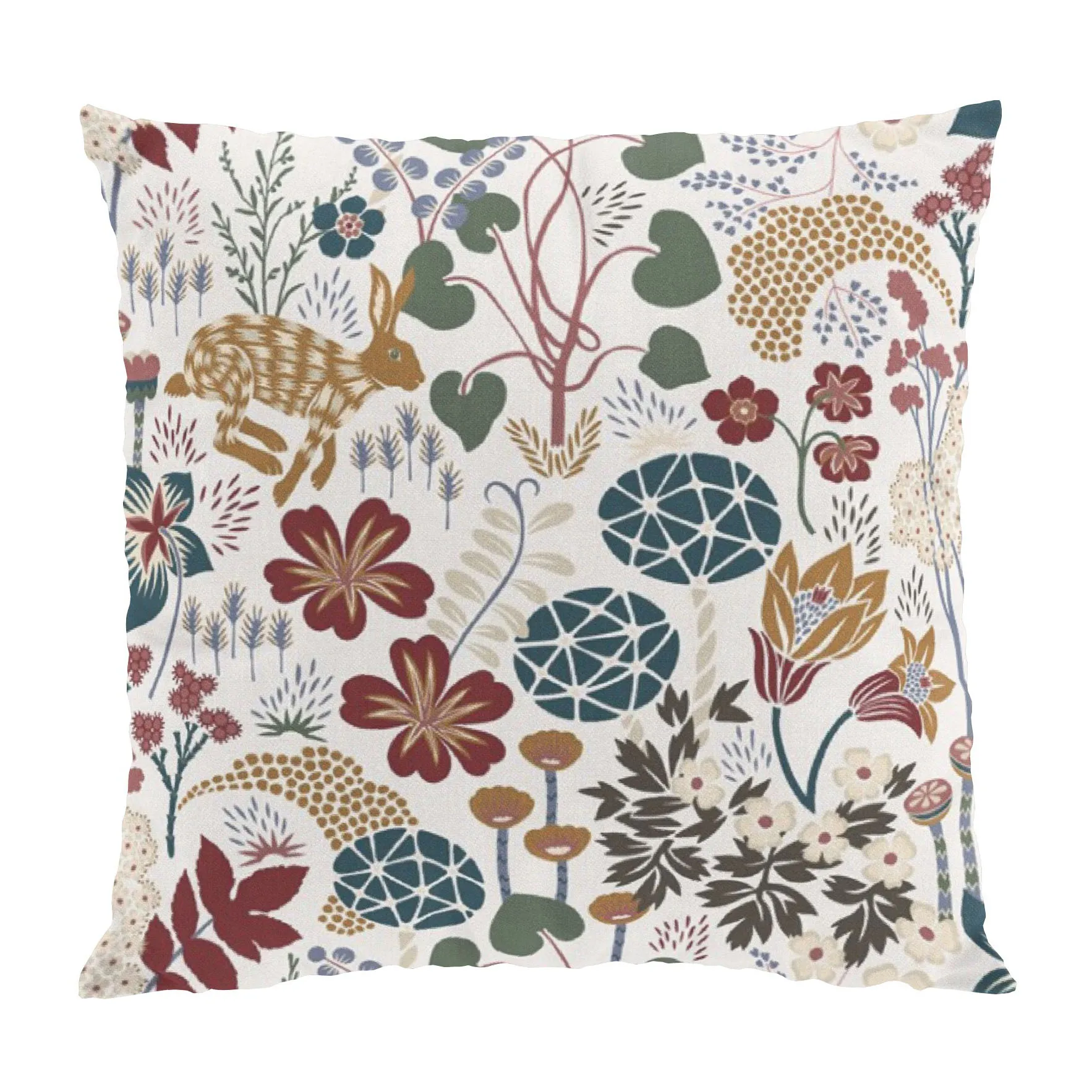 Poszewka na poduszkę Lyckeflykt 47x47 cm, Rdza-brązowy Arvidssons Textil